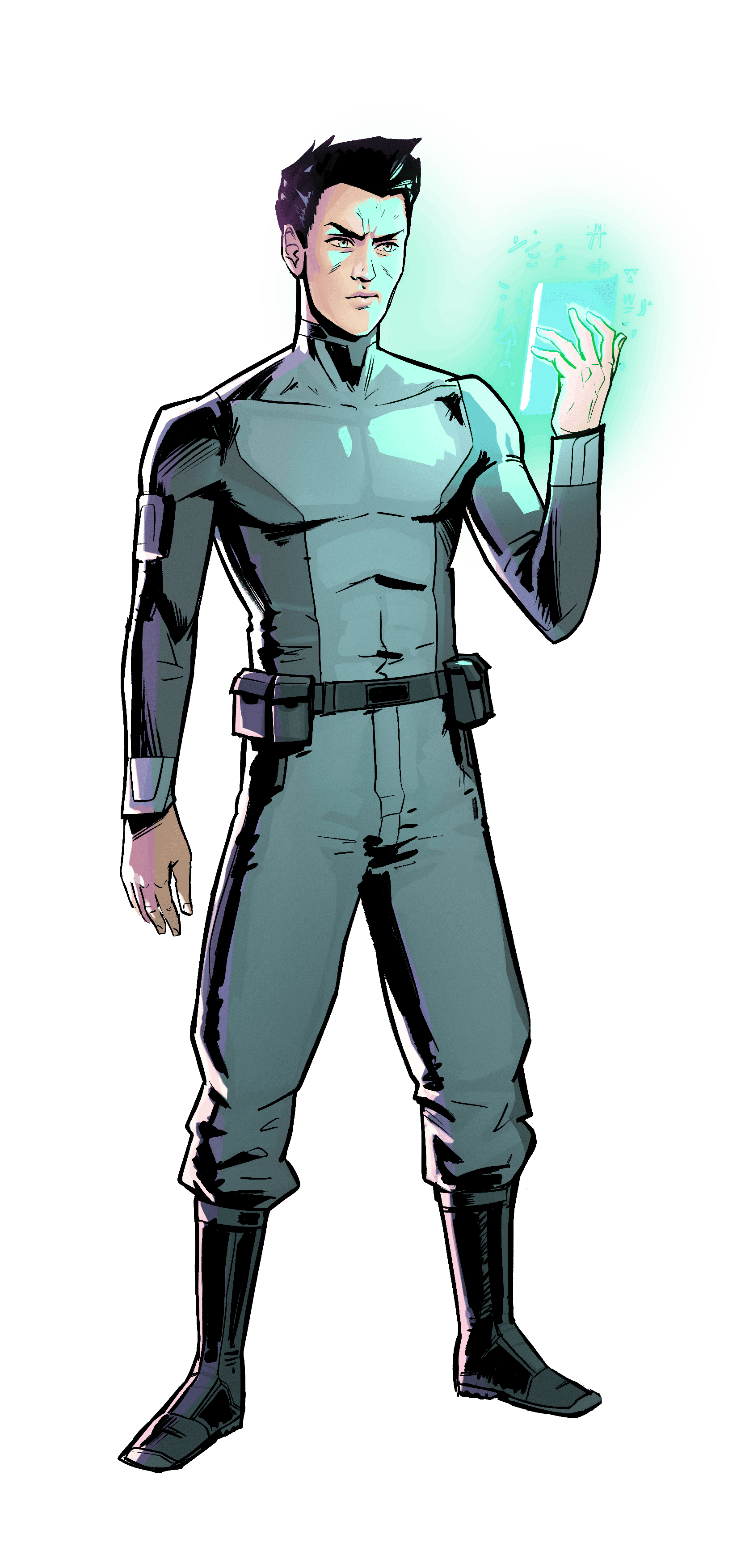 Daiki Noboru (DAI), THE ENGINEER — Genuine Undead character from Arcology Moto, NeoTokyo, 2201