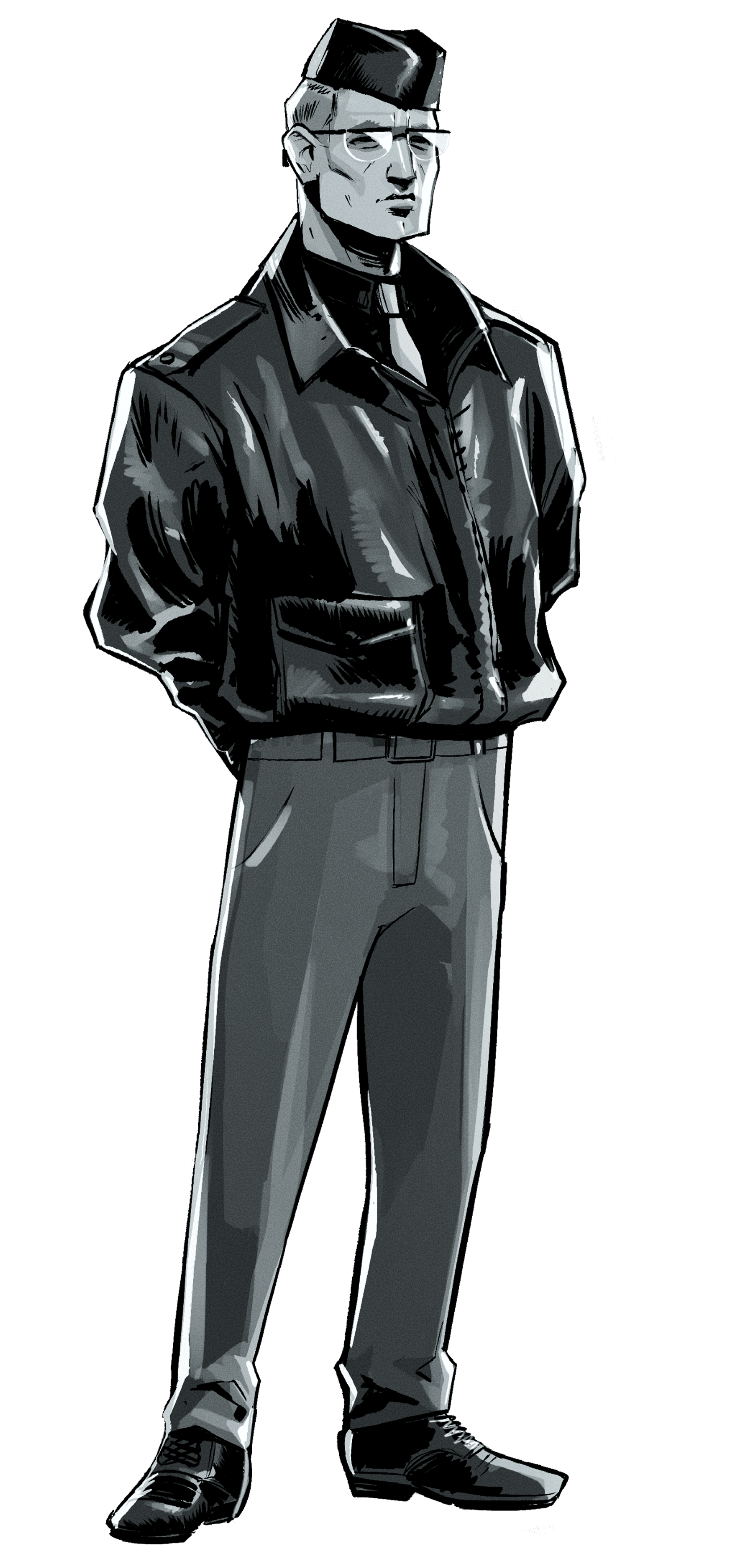 Captain Lou Vero (LOU), THE DETECTIVE — Genuine Undead character from Cheyenne, Wyoming, 1916