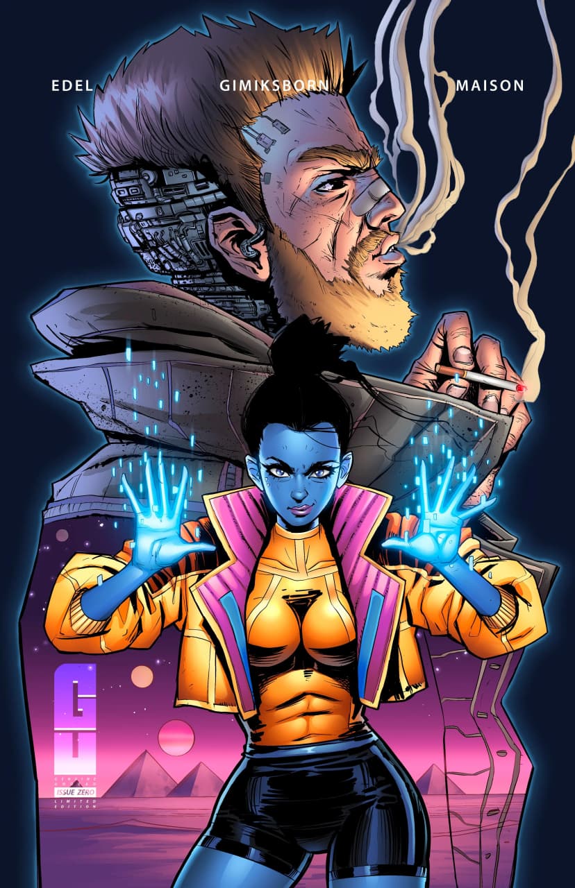 Genuine Undead Issue #0 cover — blind mint NFT comic with 7 cover variants